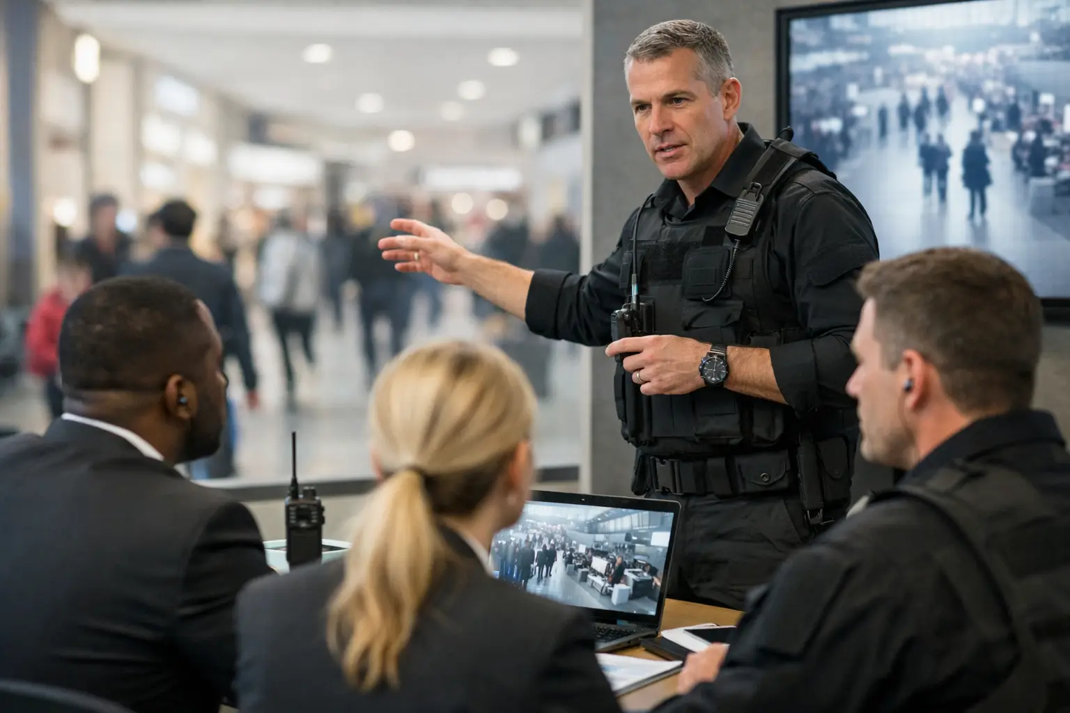 Mission Command Leadership Example in Security